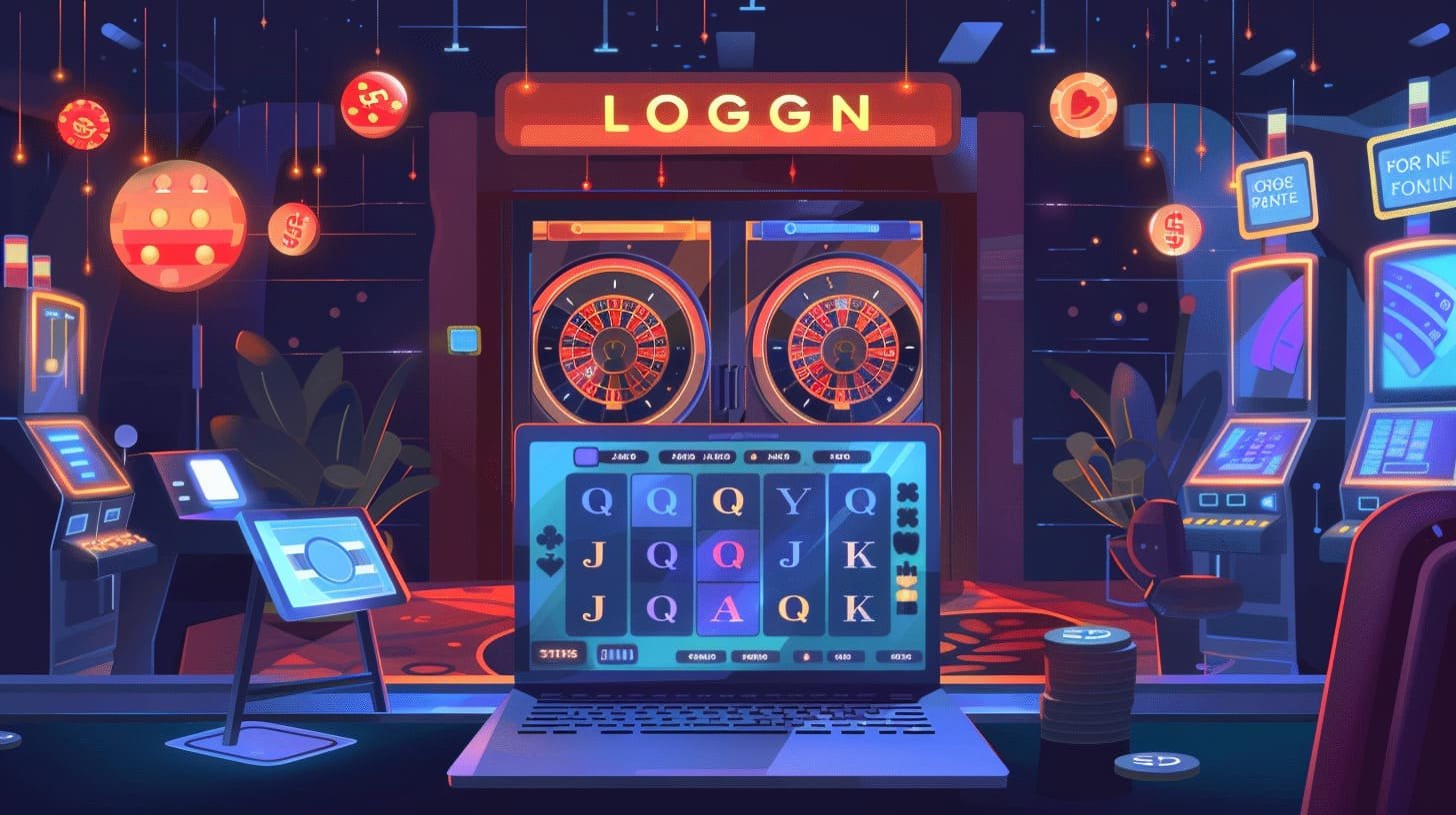 Tampilan antarmuka permainan slot apel888 yang modern dan responsif di berbagai perangkat